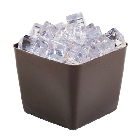 Hapco-Elmar R2500WAL-Essential 1.5 Qt. Square Ice Bucket, Walnut, PK 36 R2500WAL